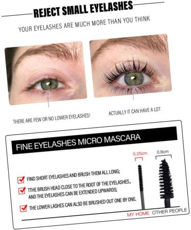 VINTORKY Extra Fine Mascara Volume Mascara Women Mascara Waterproof Eyelash Mascara :  - Buy Online on GoSupps.com