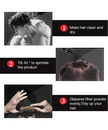 Hair Building Fibers - Natural Keratin Fibers for Thinning Hair (Med Brown) - Men & Women - Buy Online on GoSupps.com