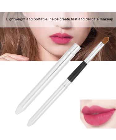 Professional Lipstick Brush with Lid Lip Blending Brush Lip Outlining Strobing Brush Makeup Tools Spot Concealer Brush Professional Lip Staining Brush - Buy Online on GoSupps.com