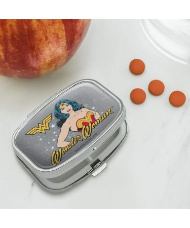 Shop Wonder Woman Vintage Icon Rectangle Pill Case | Unique Trinket Gift Box for Collectors - Buy Online on GoSupps.com