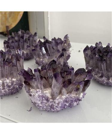 for 300g+Amethyst Quartz Crystal Cluster Reiki Samples Home Decoration Crystal for Her for Girlfriend Crystal Gemstones and Crystal Stone Mineral Specimen - Buy Online on GoSupps.com