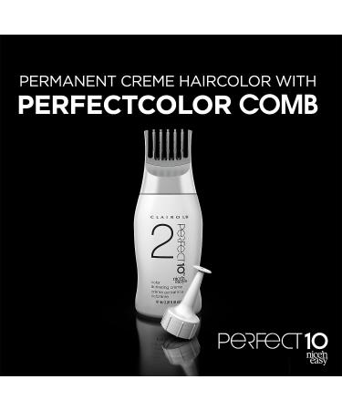 Clairol Perfect 10 Permanent Hair Dye 4R Dark Auburn - Pack of 1 - Buy Online on GoSupps.com