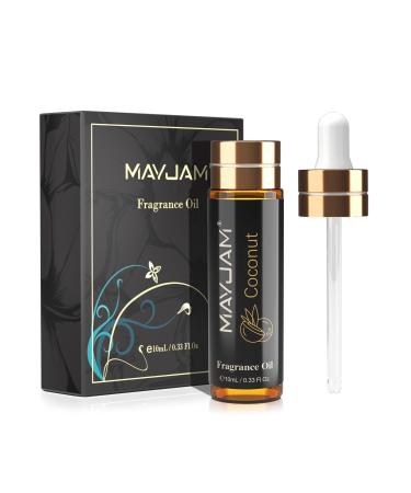 MAYJAM Coconut Essential Oils 10ML Premium Coconut Oil for Fragrance Oil Diffuser Aromatherapy Home Oil Burner
