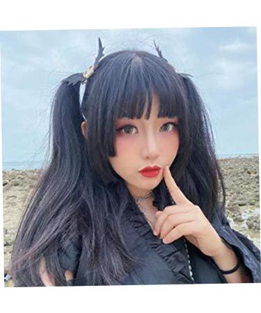 Dark Gothic Skull Bat Hair Clips for Halloween | Perfect for Cosplay & Parties | Edge Clip Hairpin - Buy Online on GoSupps.com