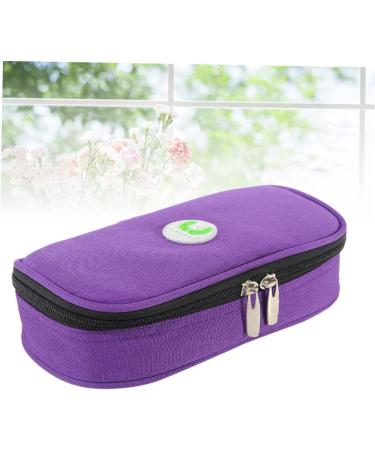 Insulin Storage Cooler Bag - High Quality Purple Insulated Container for Travel - Buy Online on GoSupps.com