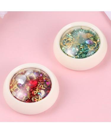 LALAFINA 4 Boxes Gems for Nails Nail Art Crystals Nail Diamonds Bead Nail Stickers Face Rhinestones Pink Gems Mini Beads Nail Rhinestones for Acrylic Nails Face Gem Alloy - Buy Online on GoSupps.com