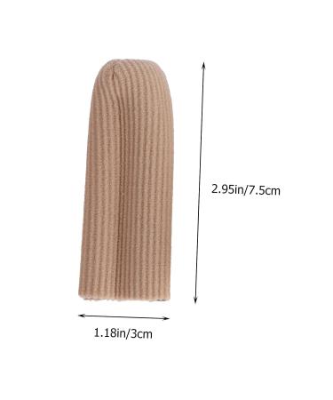 Healeved 2 Pairs Finger Guard Silicone Gel Protector Sleeves for Finger and Toe - Makeup Pearlescent - Buy Online on GoSupps.com