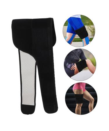 Thigh Leggings Knee Brace | Adjustable Thigh Wrap for Fitness Basketball & Groin Support - Buy Online on GoSupps.com
