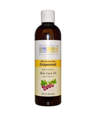 Aura Cacia 0127431 Natural Skin Care Oil Grape Seed Fragrance