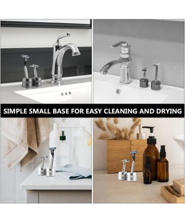 Minkissy 3 STK Shaver Holder Electric Razor Stand for Men | Bathroom Storage | Durable Alloy Brush Holder - Buy Online on GoSupps.com