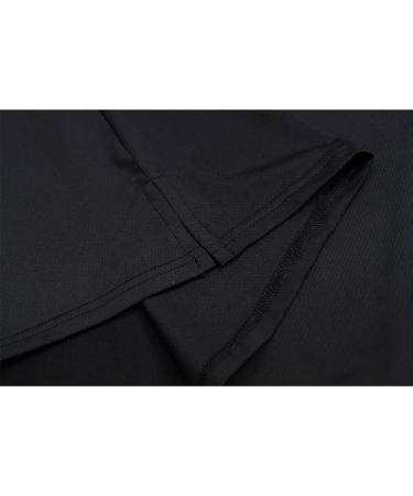 Vidusou Women's Short Sleeve Golf Polo Shirt - Medium Black - Buy Online on GoSupps.com