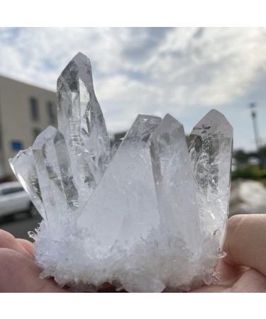 Natural Crystal Rough Natural Crystal Cluster Clear Quartz Crystal Cluster - Buy Online on GoSupps.com