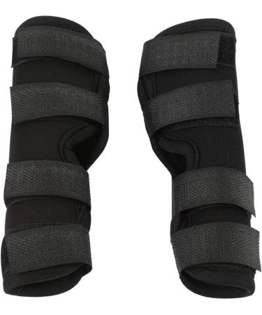 Fdit Dog Hind Leg Brace - Surgical Injury Bandage Wrap & Wound Protector for Pets | Black - #1 Quality Healing Solution - Buy Online on GoSupps.com