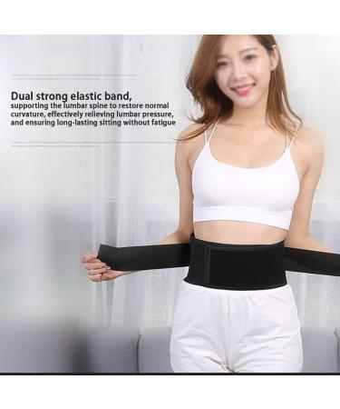 Self-Warming Lumbar Pest Belt | Double Compression Back Support for Men & Women | Magnetic Therapy Waist Belt - XXL Black (90-105kg) for Pain Relief - Buy Online on GoSupps.com