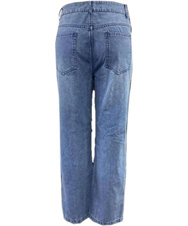 Uninevp Ripped Baggy Jeans for Teen Girls and Women - High Waisted Streetwear Fashion Denim - Buy Online on GoSupps.com