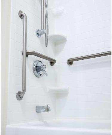 StreamWay Straight Stainless Steel Bathroom Grab Bar 30 inch - Buy Online on GoSupps.com