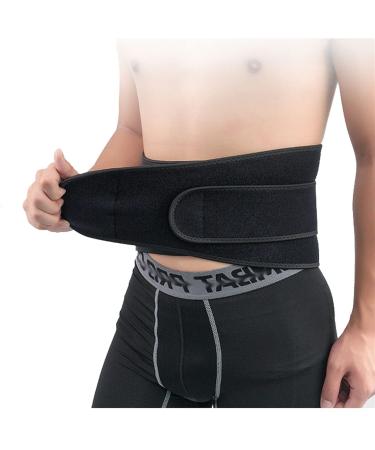 Lower Back Brace for Pain Relief - Adjustable Back Support Belt for Lifting Work/Lumbar Support Back Strap for Relief of Pain from Men and Women (Color : Black Size : Medium) (Black Small)