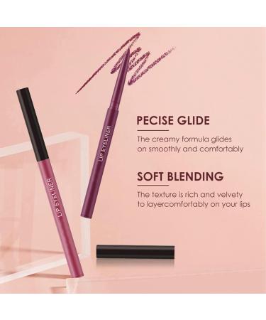 Nude Lipstick and Lip Liner Set - Long Lasting Waterproof Lip Stain - Highly Pigmented Makeup Kit for Daily & Holiday Gifts - Buy Online on GoSupps.com