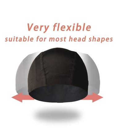 Wig Caps for Wig Making - 6 Pack Stretchable Ice Silk Cooling Dome Caps for Lace Front Wigs - Buy Online on GoSupps.com