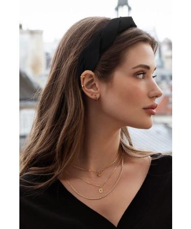 4 Pieces Braided Headband for Women Girls Wide Hairband Fashion Non Slip Hairhoop Weaving Shape Accessories Solid Colors Trendy Headbands - Buy Online on GoSupps.com