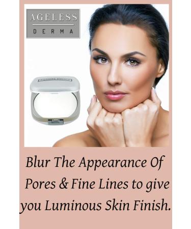 Ageless Derma Vegan Mineral Pressed Setting Powder - Translucent HD Face Finishing Powder for Oily Skin - Buy Online on GoSupps.com