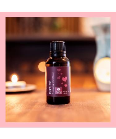 Entice Essential Oil Blend for Couples - Lavender, Palmarosa, Clary Sage & Ylang-Ylang Aromatherapy Oils - Ignite Romance - Buy Online on GoSupps.com