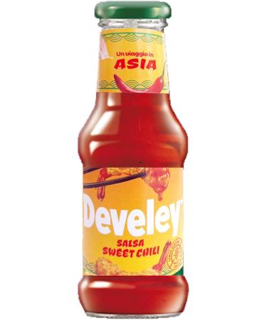  Develey Develey Gluten-Free Spicy Chili Salsa Sharp Table Sauce Ideal for Tacos 250ml Glass Bottle - Buy Online on GoSupps.com
