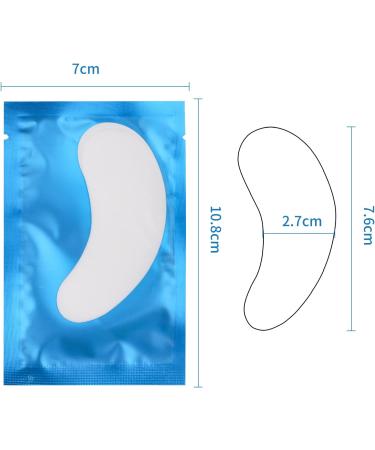 FADVAN 50P Blue Eye Pads for Eyelash Extensions - Lint Free Hydrogel Under Eye Gel Patches - Buy Online on GoSupps.com