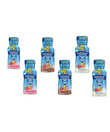 PediaSure Immune Support Kids Protein Shake Vanilla  Strawberry and Chocolate Flavors  8 Fl Oz 6 Pack - Buy Online on GoSupps.com