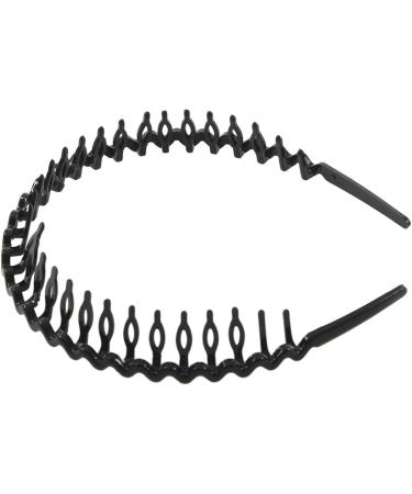 YIZAN (R) Plastic Teeth Comb Hairband Hair Hoop Headband Black for Woman - Buy Online on GoSupps.com