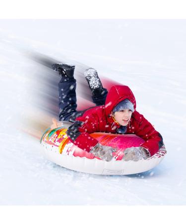 FindUWill 3 Pack Snow Tubes Sleds for Kids - 35'' Inflatable Sleds with Thicker Bottom - Family Winter Outdoor Sports Toys (Set of 3) - Buy Online on GoSupps.com