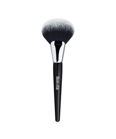 Bon-cl Powder Fan Brush, for Apply Loose & Pressed Powders, High-Grade Synthetic Bristles, Rich Soft Comfortable Hair, Makeup without Trace