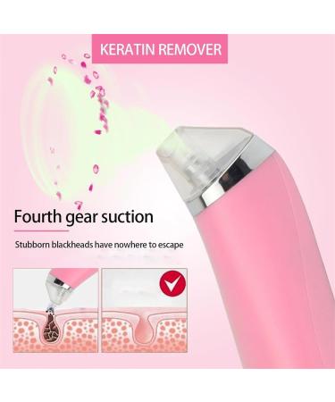 Luxury Confidence Keratin Remover Blackhead Remover Pore Vacuum Electric Face Vacuum Pore Cleaner White Heads Removal with 3 Modes and 4 Suction Heads Freckle Remover (White) - Buy Online on GoSupps.com