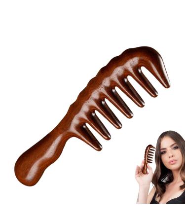 Handmade Wooden Hair Brush & Scalp Massager for Thick Curls | High-Quality No Static Combs for Women - Buy Online on GoSupps.com