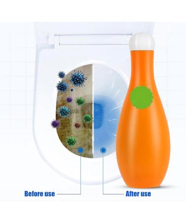 Bowling Blue Bubble Toilet Bowl Cleaner 2024 Toilet Tank Cleaner Automatic Toilet Bowl Cleaner Toilet Fresheners Deodorizing & Descaling (RED) - Buy Online on GoSupps.com