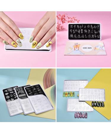 Shop Cartoon Portrait Nail Stamping Plates | Animal Nail Art Accessories - International Shipping - Buy Online on GoSupps.com