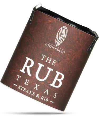  1001 Frucht 1001 Frucht The Rub Texas Barbecue Spice Mix 80g I Premium for Steaks and Other Meat Dishes I Texas I Spice Mix I Steak - Buy Online on GoSupps.com