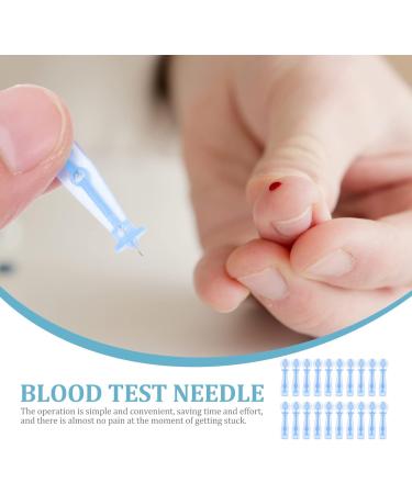 200Pcs 30G Safety Lancets for Blood Glucose Testing - Sky Blue - Buy Online on GoSupps.com