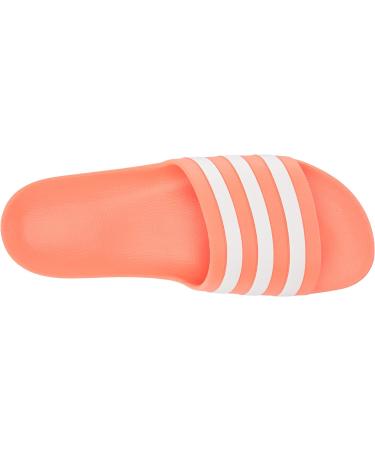 adidas Adilette Aqua Slides Sandal 9 - Unisex, Solar Red/White/Solar Red - Buy Online on GoSupps.com