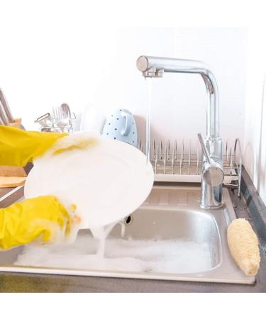 Natural Loofah Sponge - Exfoliating Bath & Shower Scrubber for Body Spa | Eco-Friendly Back Scrubber - Buy Online on GoSupps.com