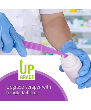 SimCoach Left Hand Pill Counting Tray with Spatula - Purple Pharmacy Pill Counter for Accurate Medication Measurement - Buy Online on GoSupps.com