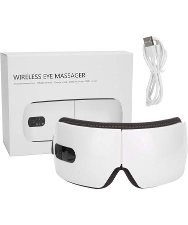Buy Electrical Eye Massager with Warmth Anti-Fatigue Heating Vibration & Music Mode for Better Sleep & Circulation - Buy Online on GoSupps.com