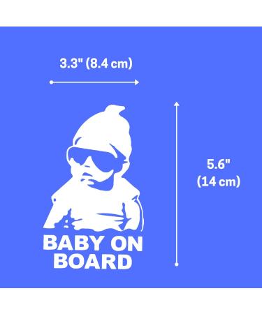 3-Pack Baby on Board Stickers for Car - Baby in Car Warning Decals - Buy Online on GoSupps.com