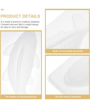 UPKOCH 6 Pcs Fish Mold DIY Rice Cake Molds DIY Jelly Mold Biscuit Mold White Modeling Baking Pan Pp 3D 31.5X15.5X7CMx2pcs - Buy Online on GoSupps.com