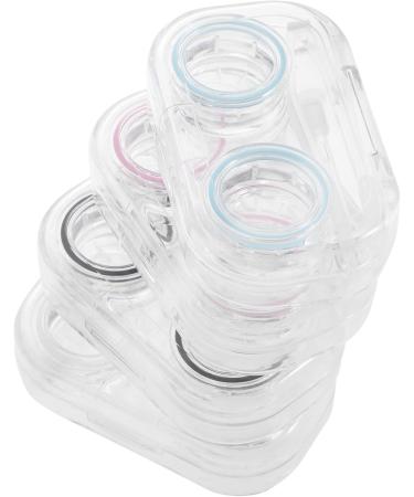 Solustre 16-Piece Contact Lens Container Cleaning Tools Set - Travel Storage with Clear Stand & Makeup Mirror - Bulk Available - Buy Online on GoSupps.com