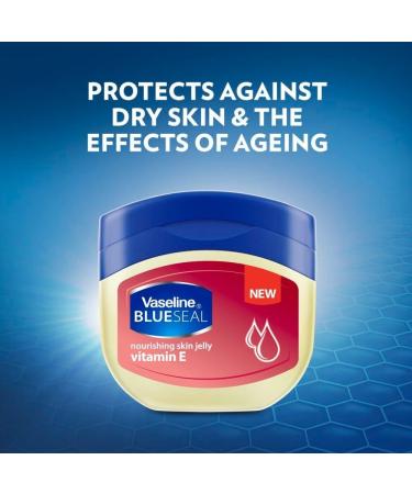 Vaseline Blue Seal Nourishing Skin Jelly with Vitamin E - 250ml | Moisturizer for All Skin Types | Shop Internationally - Buy Online on GoSupps.com