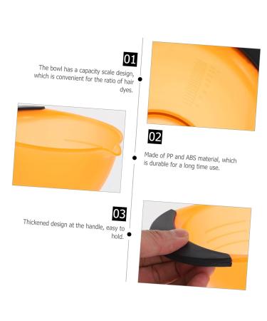 FRCOLOR 20-Piece Hair Color Mixing Bowl Set - Professional Salon Tools | Durable PP Shells for Hairdressing - 16.5x12.2x7cm - Ideal for International Shipping - Buy Online on GoSupps.com