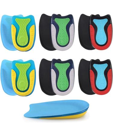 Unisex Heel Cushion - Nonslip Shock Absorbing Shoe Support Pads for TPE Pain Relief - 1 Pair - Buy Online on GoSupps.com