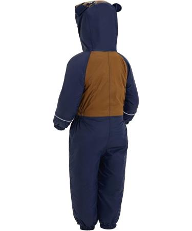 Regatta Kids Mudplay III Waterproof Insulated Animal All-in-one Suit 6-12m Navy/Brown Tan - Buy Online on GoSupps.com