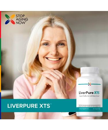 Stop Aging Now - Liver Support Supplement - with Milk Thistle - 60 Vegetable Capsules for Men and Women - Buy Online on GoSupps.com